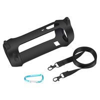 Oriolus Silicone Case for JBL Pulse 4 Waterproof Portable Bluetooth Speaker (Black)