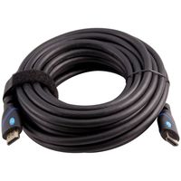 Top Dog Cables - TD-07BKBL25- Premium 25 Foot High Speed HDMI Cable with Ethernet - Black/Blue - 3D HD PS3 4 XBOX One 360 DVD TV Blu Ray