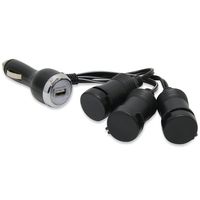 Mobile Spec MS211USBBL 12V 4-Way and USB Adapter