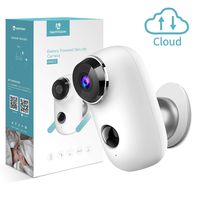 HeimVision HMD2 Wireless Rechargeable Battery-Powered Security Camera, HD Video with 2-Way Audio, Night Vision, Waterproof Indoor/Outdoor WiFi Cameras with Cloud Service and MicroSD Card Slot