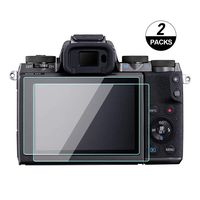 2 Pack Canon EOS M3 M5 M10 Digital Camera Screen Protector Tempered Glass for Canon EOS M3 M5 M10 Digital Camera