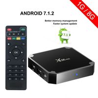 VGROUND X96 Mini Android 7.0 TV Box with S905W Quad Core 64 Bit 3D 4K H.265 Decoding 2.4GHz WiFi, 1G+8G