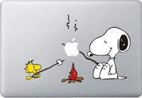 Snoopy BBQ Decal Color Sticker for MacBook Pro Laptop Computer Decorative Vinyl Stickers Mac Air Fits 13 and 15 Inch