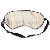 WUGOU Sleep Eye Mask Thankful For Today Lightweight Soft Blindfold Adjustable Head Strap Eyeshade Travel Eyepatch