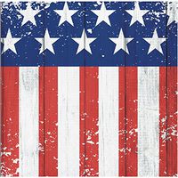 Patriotic Glory Beverage Napkins, 48 ct
