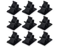 ACE SELECT Adhesive Cable Clips Set of 50 Cord Organizers Adjustable Wire Clamp for Car, Office and Home