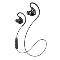JLab Audio Epic Bluetooth 4.0 Wireless Sports Earbuds with 10 Hour Battery and IPX4 Waterproof Rating - Black (Renewed)