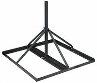 VMP FRM-166 Non-Penetrating Roof Mount (30-Inch long 1.66-Inch OD mast, Grey)