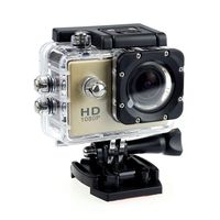 2020 New Full HD 1080P Waterproof Digital Camera System, Sports Action Camera DVR Cam DV Video Camcorder (Gold)