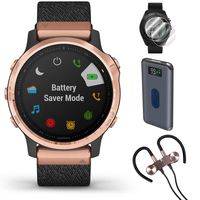 Garmin Fenix 6S Sapphire GPS Smartwatch (010-02159-36) + Wireless Sport Earbuds & More