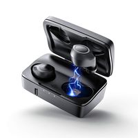 Bluetooth 5.0 Wireless Headphones, ENACFIRE Future Plus Wireless Earbuds 104 Cycle Playing Time IPX8 Waterproof Deep Bass Bluetooth Headphones with 2600mAh Charging Case