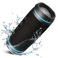 TREBLAB HD77 Portable Bluetooth Speaker - Loud 360° HD Surround Sound, Wireless Dual Pairing, 25W Powerful Bass, 20H Battery, Best for Outdoor Sports - True IPX6 Waterproof (Renewed)