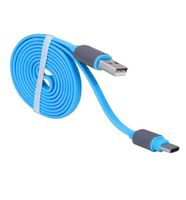 Buedvo 1M USB 3.1 Type C Noodle Data Charging Cable for Oneplus 3 Three (Blue)