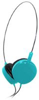 Bulk Over The Head Inexpensive Disposable Headphones Wholesale Lot Kids Individually Bagged for Schools, Libraries, Hospitals (10 Pack, Blue, Light)