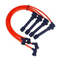 Spark Plug Wires Sets Igniton Silicone Performance Cable Leads for Honda Accord Civic Acura CL EL Isuzu Oasis 1994-2002 1.6L 2.2L 2.3L