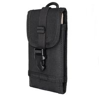 EUNOMIA Multiuse Sports Tactical Utility Mini Waist Pouch Bag Pack Outdoor Waist Pocket (Black)