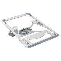 TOROTON Laptop Stand, Aluminum Portable Foldable Laptop Support Stand, Adjustable Ventilated Stand Holder Compatible with Apple Mac MacBook 10 to 14 Inch Notebook