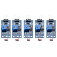 Wangdd22 5 PCS Light Detection Digital Switch Mete Output Photosensitive Sensor Module for Arduino