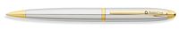 Franklin Covey Lexington Chrome Ballpoint Pen with Gold Appointments in Gift Box (FC0012-3)