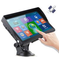 GPS Navigation for Car, 7 Inch Touch Screen 8GB Support FM Radio MP3 MP4, Real Voice Spoken, Direction Reminding, Automotive Tracking, Car Navigator System GPS Sat Nav Built-in America Maps