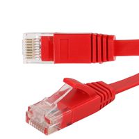 Ethernet Cable Long,Cat 6 Ethernet Cable 50 Ft with Clips Faster Than Cat5e Cat5 Flat Internet Network LAN Patch Cord, Cat6 High Speed Computer RJ45 Wires with Snagless Rj45 Connectors for Router