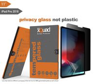 iPad Pro 2018 Privacy Tempered Glass Protector for Apple 11 inch iPad Pro 2018 Easy to Install Anti Spy Reduce Fingerprint [Compatible with Face ID and Apple Pencil] (iPad Pro 2018-11 Inch, Privacy)