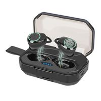 LANIC Wireless Earbuds, Bluetooth 5.0 in-Ear 3D Stereo HiFi Sound Bluetooth Headphones with Mic,Noise Cancelling IPX7 Sweatproof Wireless Sports Earphones
