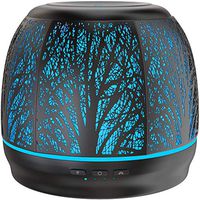 Best Rated Diffusers for Essential Oils, Premium Iron Aromatherapy Diffuser with Large 500mL Water Tank for Home, Office, Kitchen, Baby Room Air Oil Ultrasonic Humidifier with 7 Color LED Lights