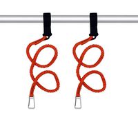 YYST Orange Paddle Leash Paddle Holder Tool Lanyard - No Paddle (Orange X 2 Pack)
