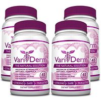 VariDerm: The Varicose and Spider Vein Solution (4 Bottles) Improves Appearance of Varicose & Spider Veins - Relieves Varicose Vein Discomfort, Pain & Strain. Supports Healthy Vein Tissue Development