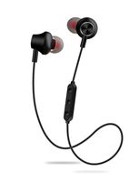Wiw Bluetooth Headphones Wireless Earbuds Magnetic Stereo Earphones IPX4 Gym Earphones with Built-in Mic Black