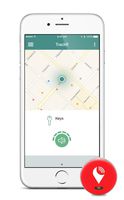 TrackR pixel - Bluetooth Tracking Device. Key Tracker. Phone Finder. Wallet Locator - Red