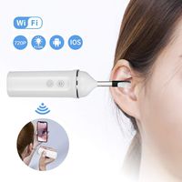 Otoscope Ear Cleaner New Upgrade Wireless Ear Camera Earwax Removal Tool with 6 Adjustable LEDs for iOS and Android Smartphone, iPhone, iPad, Samsung