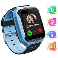 MUXAN Kids GPS Smartwatch,Smart Watch for Kids with SOS Call, Best Gifts for 4-12 Year Old Boys Girls,Touch Screen Anti-Lost Smart Watch Phone.