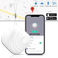 Key Finder Tracker for Wallet - Anti-Lost Key Finder Bluetooth Smart Tracker Locator for Find Cellphone, Glasses, Bags and Pet, Luxsure Item Finder Lost Keys Finder Compatible for iOS/Android (White)