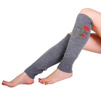 Calf Leg Warmers,Hemlock Womens Girl's Warm Leg Socks Leggings Warmers Rose Stockings Boot Cuffs (Grey)