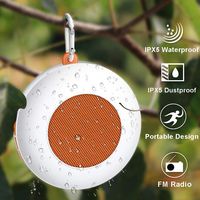 Rongyutech Waterproof Outdoor Speaker, LED Camping Lamp with Bluetooth Wireless Speakers, USB Rechargeable Portable LED Tent Lights for Camping, Hiking, Mountaineering