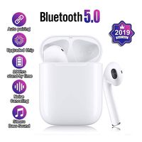 Bluetooth Headset, Mini Wireless Bluetooth Stereo, Designed for Running and Sports (White)