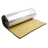uxcell 394mil 10.76sqft Car Fender Engine Heat Sound Deadener Insulation Mat 79" x 20"