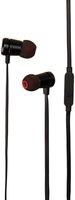 JBL T290 Premium in-Ear Headphones with mic, Flat Cord with Universal Remote, Pure bass