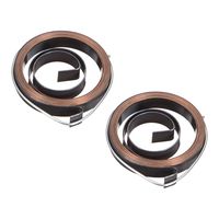 uxcell Drill Press Return Spring, Quill Spring Feed Return Coil Spring Assembly, 2.2Ft Long, 35 x 6 x 0.5mm 2PCS