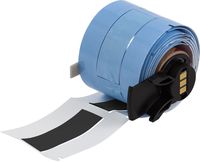 Brady PSPT-250-2-BK-R BMP61, BMP71 and TLS 2200Series PermaSleeve Heat-Shrink Polyolefin Tubing, Fits 168 AWG, 0.439" Width, Black (Pack of 70)