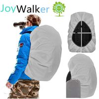 Joy Walker Waterproof Backpack Rain Cover for (15-90L), Upgraded (Anti-Slip) Buckle Strap & Strengthened Layer for Hiking Camping Traveling Cycling (Gray, Small (for 15-25L Backpack))