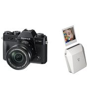 Fujifilm X-T20 Mirrorless Digital Camera w/XC16-50mmF3.5-5.6 OISII Lens - Black + Fujifilm Instax Square SP-3 White