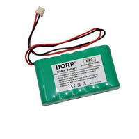 HQRP 2100mAh High Capacity Backup Battery for ADT Safewatch QuickConnect, QuickConnect Plus Security System