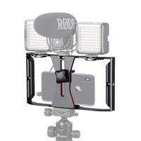 Zeadio Smartphone Video Rig, Grip Stabilizer Cellphone Tripod Holder for All Phones