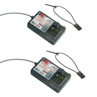 2PCS Upgraded Waterproof Flysky FS-GR3E Receiver, RCapture 2.4G 3CH Receiver DC 5V for FS-GT2 FS-GT2B FS-GT3B FS-GT3C FZ-IT4S RC Car Boat Transmitter Truck