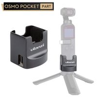 Vlog Accessories for DJI Osmo Pocket - ULANZI OP-2 Tripod Base Holder Mount Stand for USB Type-C Charging with 1/4'' Thread Hole Compatible for DJI Osmo Pocket Gimbal