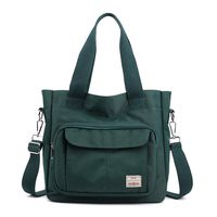 BITOPYTOPSIY Women Vintage Messenger Bag Water Resistant Nylon Satchel Laptop Briefcases Business Shoulder Bookbag Green
