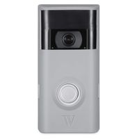 Wasserstein Colorful & Protective Silicone Skins for Ring Video Doorbell 2 - Protect and Camouflage your Ring Video Doorbell 2 with these UV light- and weather-resistant silicone skins (Grey)